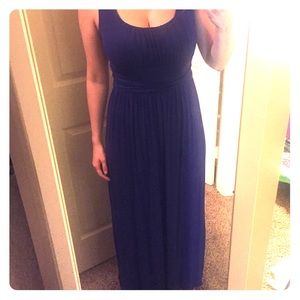 Comfy & Cute Royal Blue Maxi-Dress